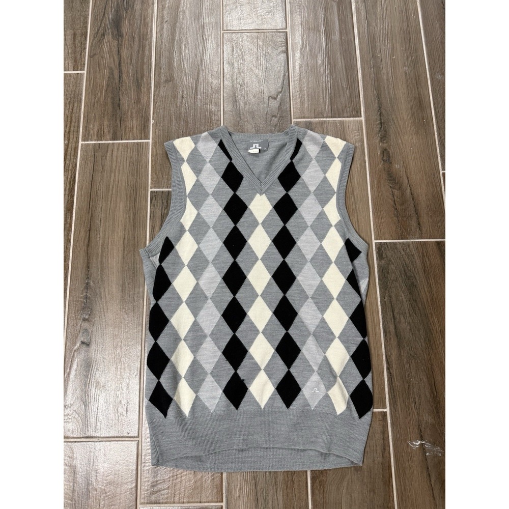 Men's J. Lindeberg XL Merino Wool Pullover Sweater Vest